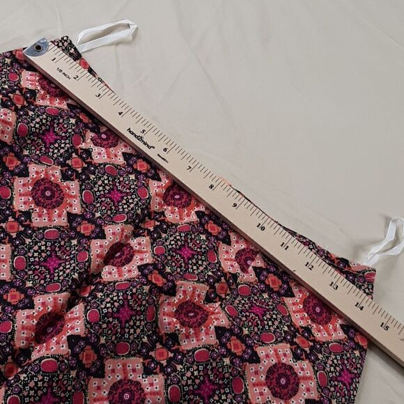 WRAPPER Pink Purple and Black Ruffle Bottom Skirt - Picture 5 of 9